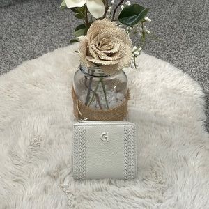 ✨ Cole Haan Braided Vartan Leather Card Wallet✨